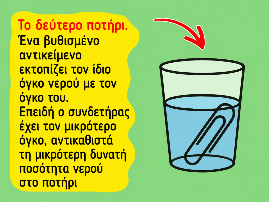 Τεστ IQ: Ποιο ποτήρι έχει το περισσότερο νερό; Η απάντηση που ξεγελά τους περισσότερους