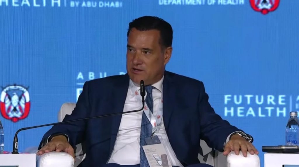 Άδωνις Γεωργιάδης: Η ψηφιοποίηση της Υγείας και η πρόληψη ανοίγουν τον δρόμο για την ιατρική του μέλλοντος