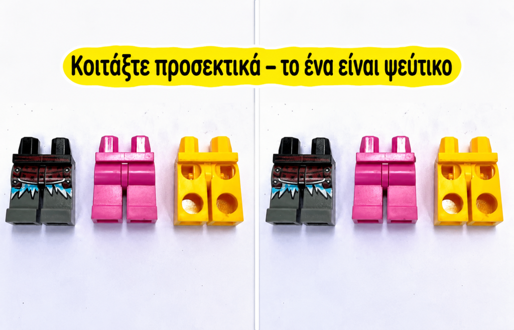 Είναι αυθεντικό ή «μαϊμού»; Βρείτε τα ψεύτικα Lego, Hermès και Dior σε αυτό το τεστ παρατηρητικότητας